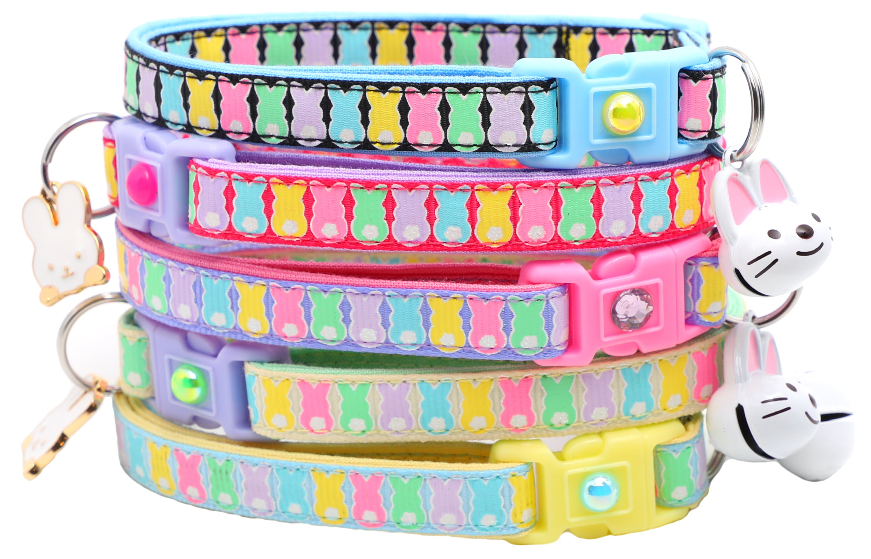 Main Marshmallow Easter Bunnies Breakaway Cat Collar image